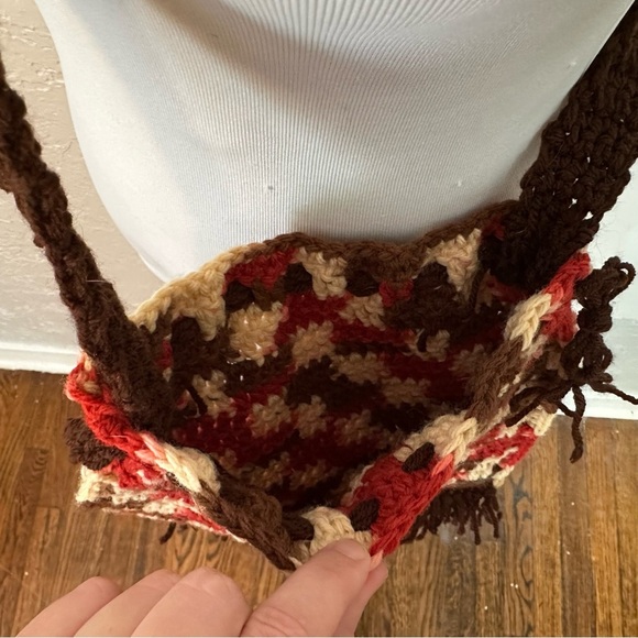 Vintage crochet handmade bag - Picture 4 of 6
